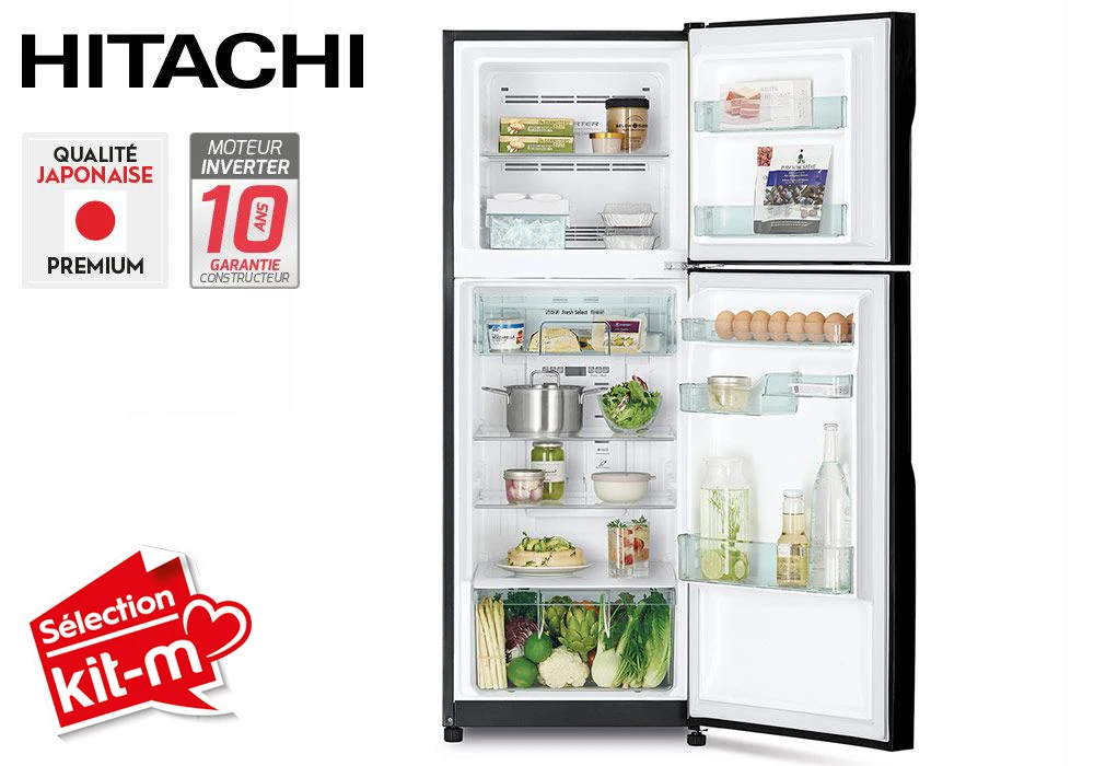 Refrigerador 2 Puertas 203L Hitachi (RH241PRU0) - Imagen 3