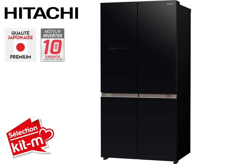 Refrigerador combinado 4 Puertas 569L Hitachi (RWB640VRU0) - Imagen 3