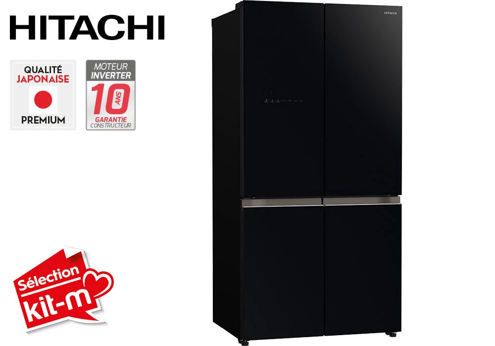 Refrigerador combinado 4 Puertas 569L Hitachi (RWB640VRU0)