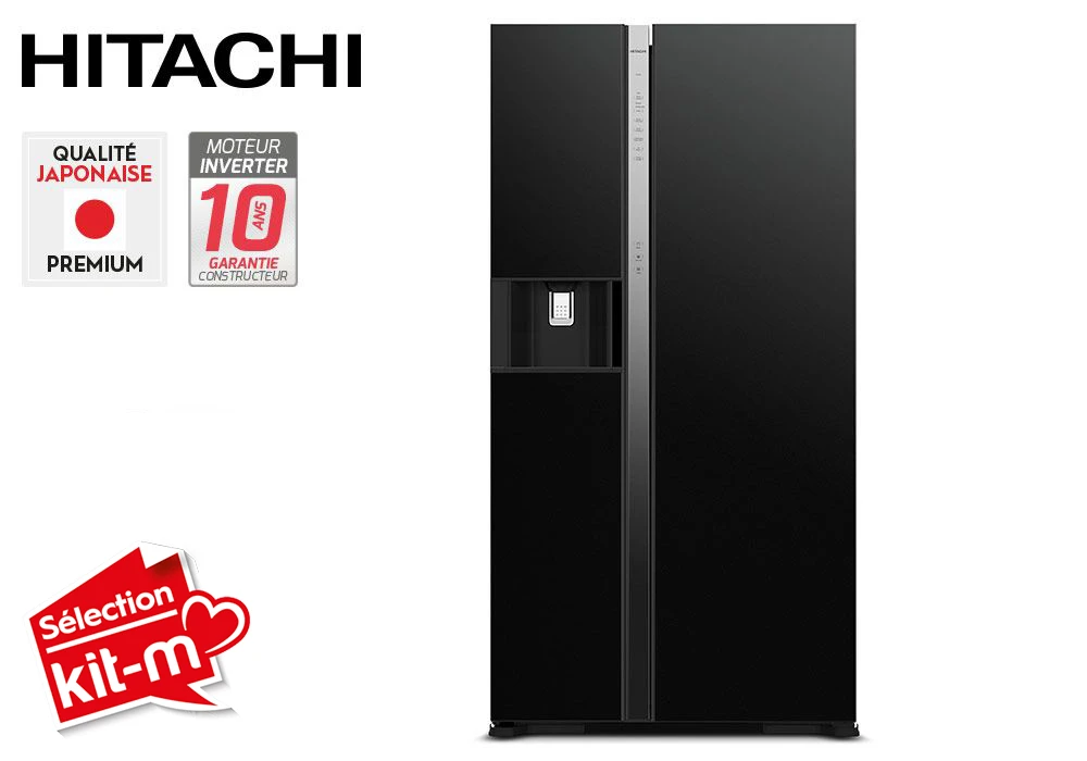 Refrigerador americano 2 Puertas Hitachi (R-SX700GPRU0 GBK)