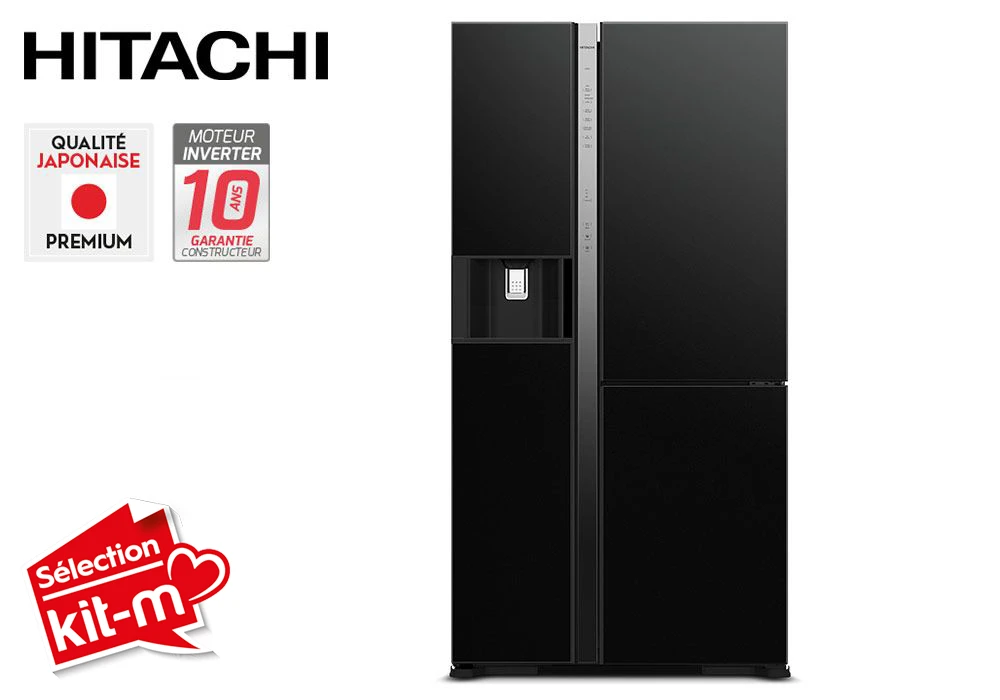Refrigerador americano 3 Puertas Hitachi (R-MX700GVRU0 GBK)