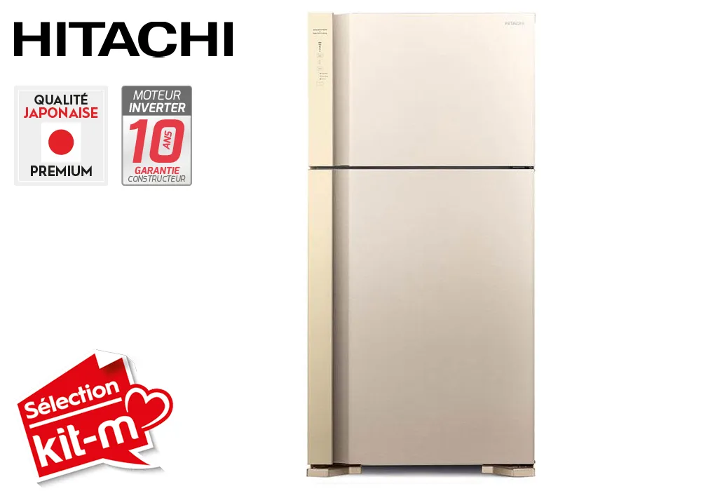Refrigerador 2 Puertas 510L Beige Hitachi (RV611PRU0 BEG)