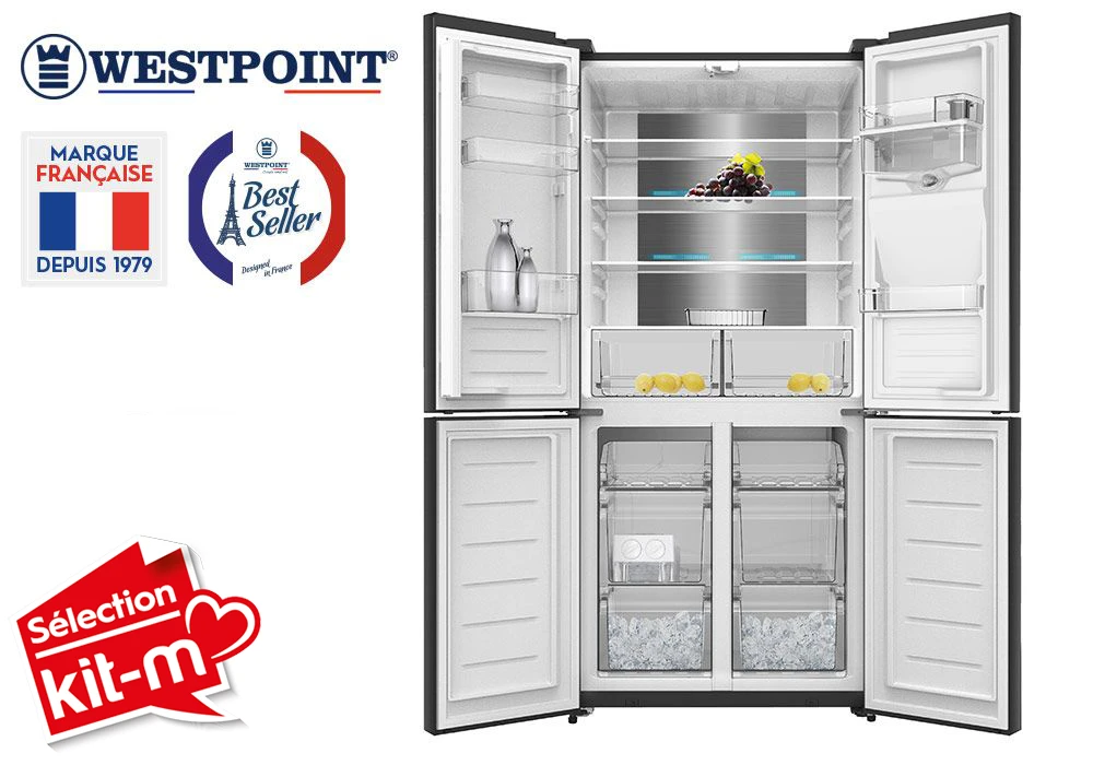 Combinado 4 Puertas con Dispensador de agua Westpoint (W4FK-53E21.EWDX) - Imagen 2