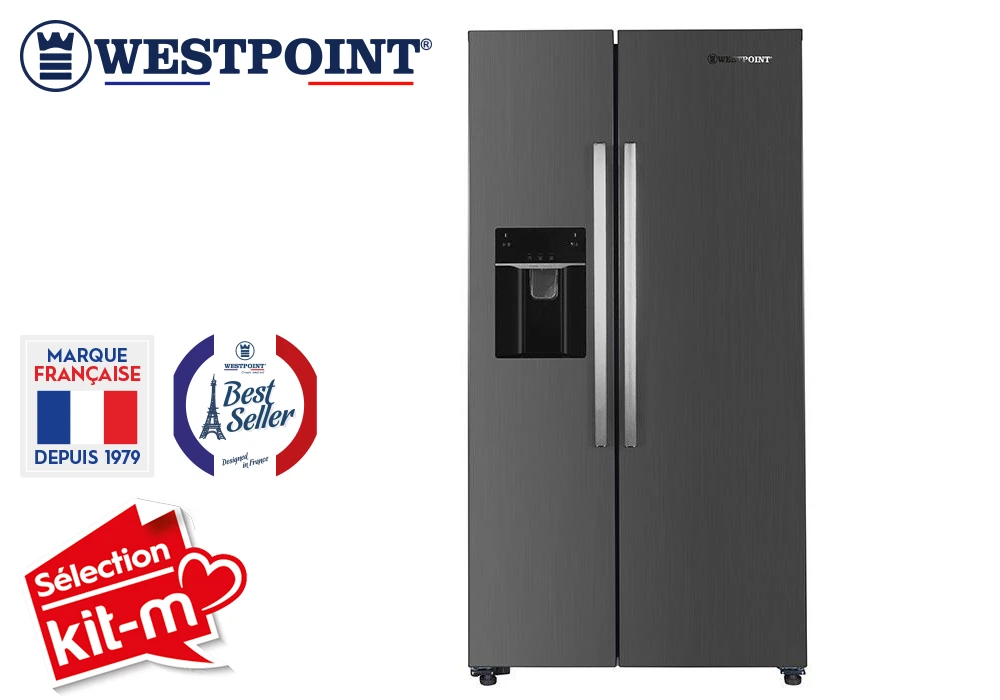 Refrigerador americano 2 Puertas Westpoint (WSHN-56F22-EWDI)
