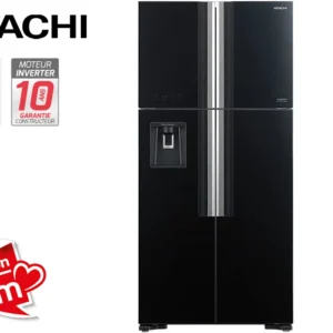 Refrigerador 4 Puertas 540L French Door Hitachi (R-W661PRU1GBK)