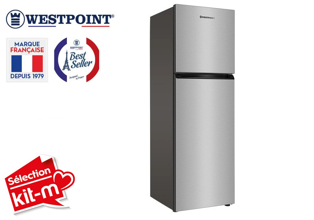 Refrigerador 2 Puertas Gris 249L Westpoint (WNTW27F23.EI)