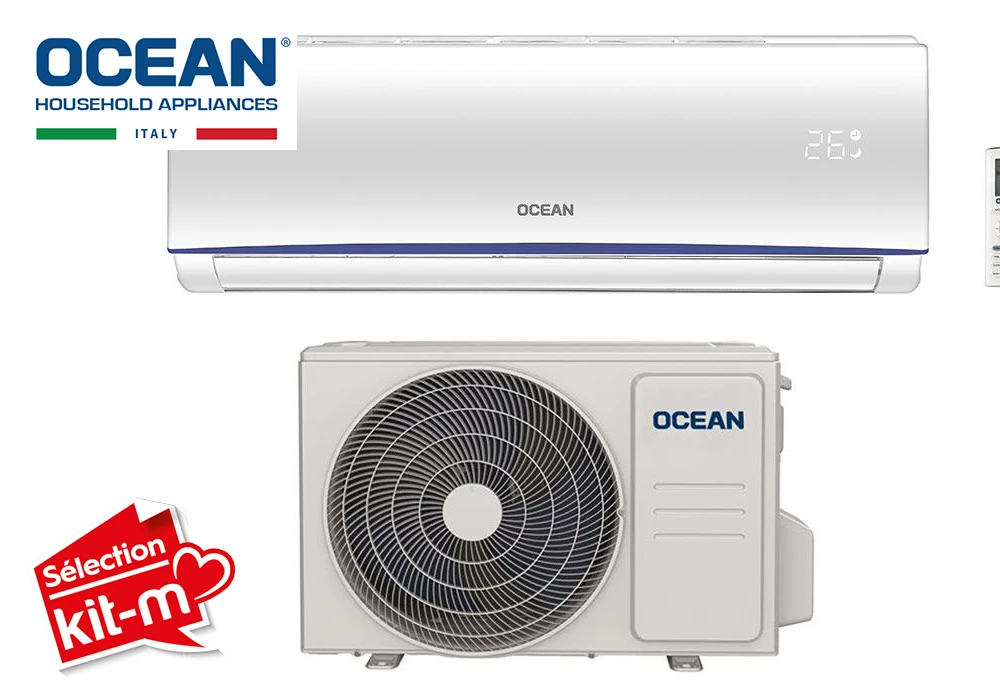 Aire acondicionado split Inverter Pompe à Chaleur 24000BTU Sin Instalación Ocean (ACSIHSY24DOC)