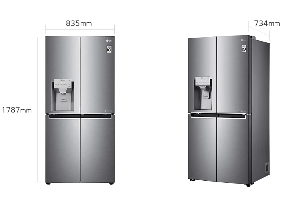 Refrigerador multipuertas Connecté LG (GML844PZ6F) - Imagen 5