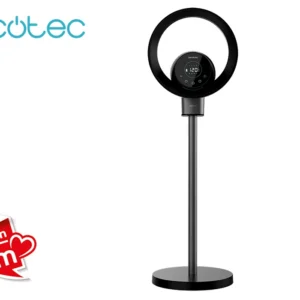 Ventilador Purificador de aire sin Aspa Wifi Negro TotalPure 2in1 MoonStyle Cecotec (8249)