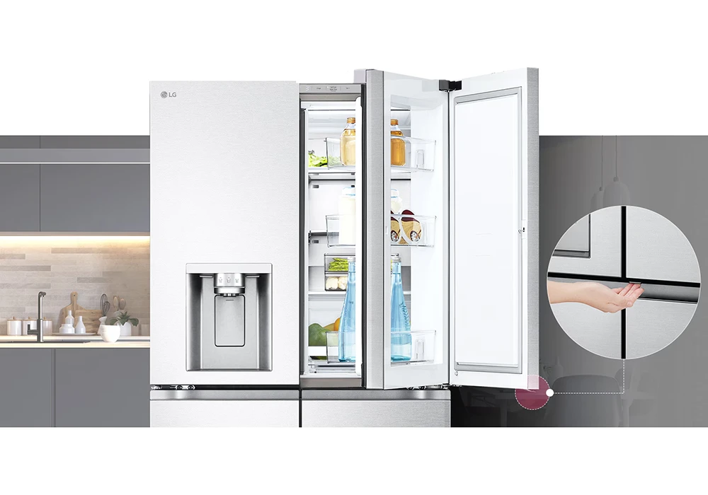Refrigerador multipuertas Connecté Door-in-Door™ LG (GMJ960MBJE) - Imagen 3