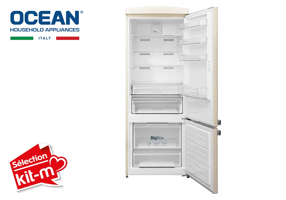 Refrigerador combinado Vintage No Frost (CNF530TVR3) - Imagen 10