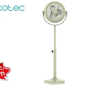 Ventilador Retro Vintage Verde Inclinable y Ajustable EnergySilence 250 ClassicStyle Cecotec (8206)