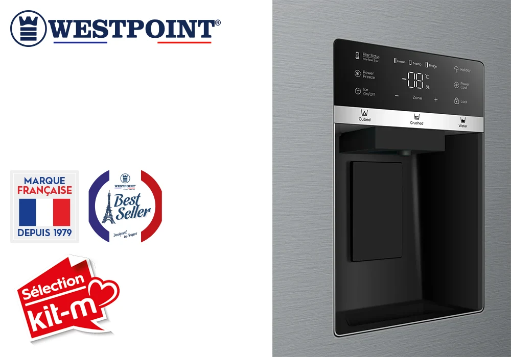 Refrigerador americano 2 Puertas Westpoint (WSTW-65E25.EWDX) - Imagen 3