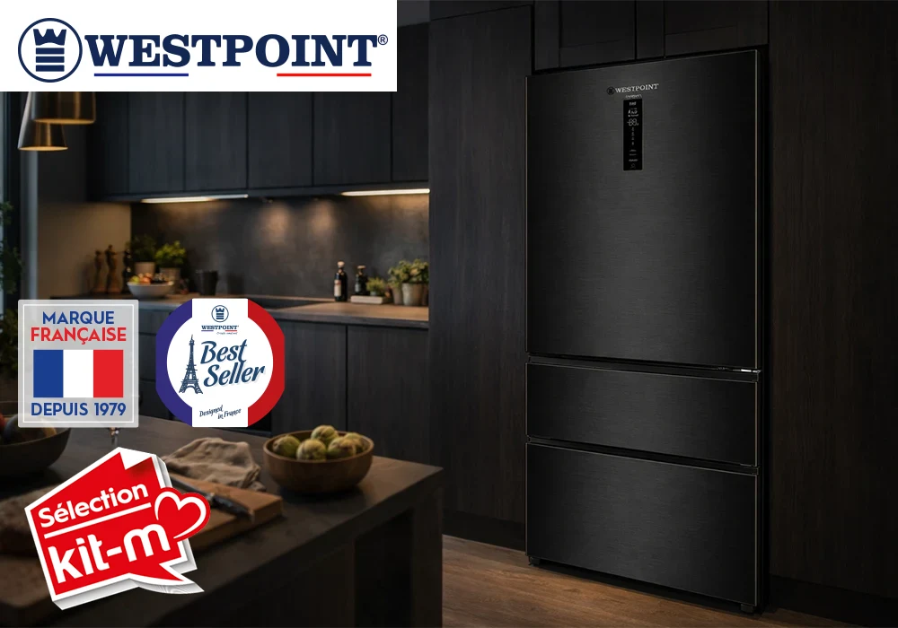 Refrigerador combinado Multipuertas 420L Inverter WESTPOINT (W3FT-46E26.EDZ)