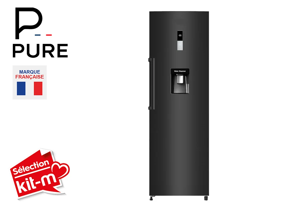 Refrigerador vertical 1 Puerta Dark Inox PURE - Imagen 2