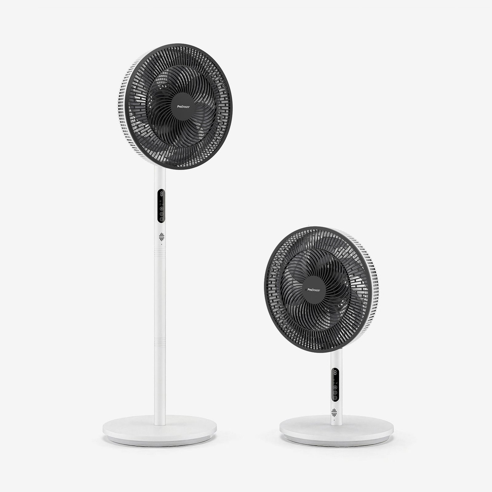 AirFlo™ Slim Ventilateur sur pied hybride 43″ – Circulateur d’air ultra-silencieux – Blanc/Noir - Imagen 6