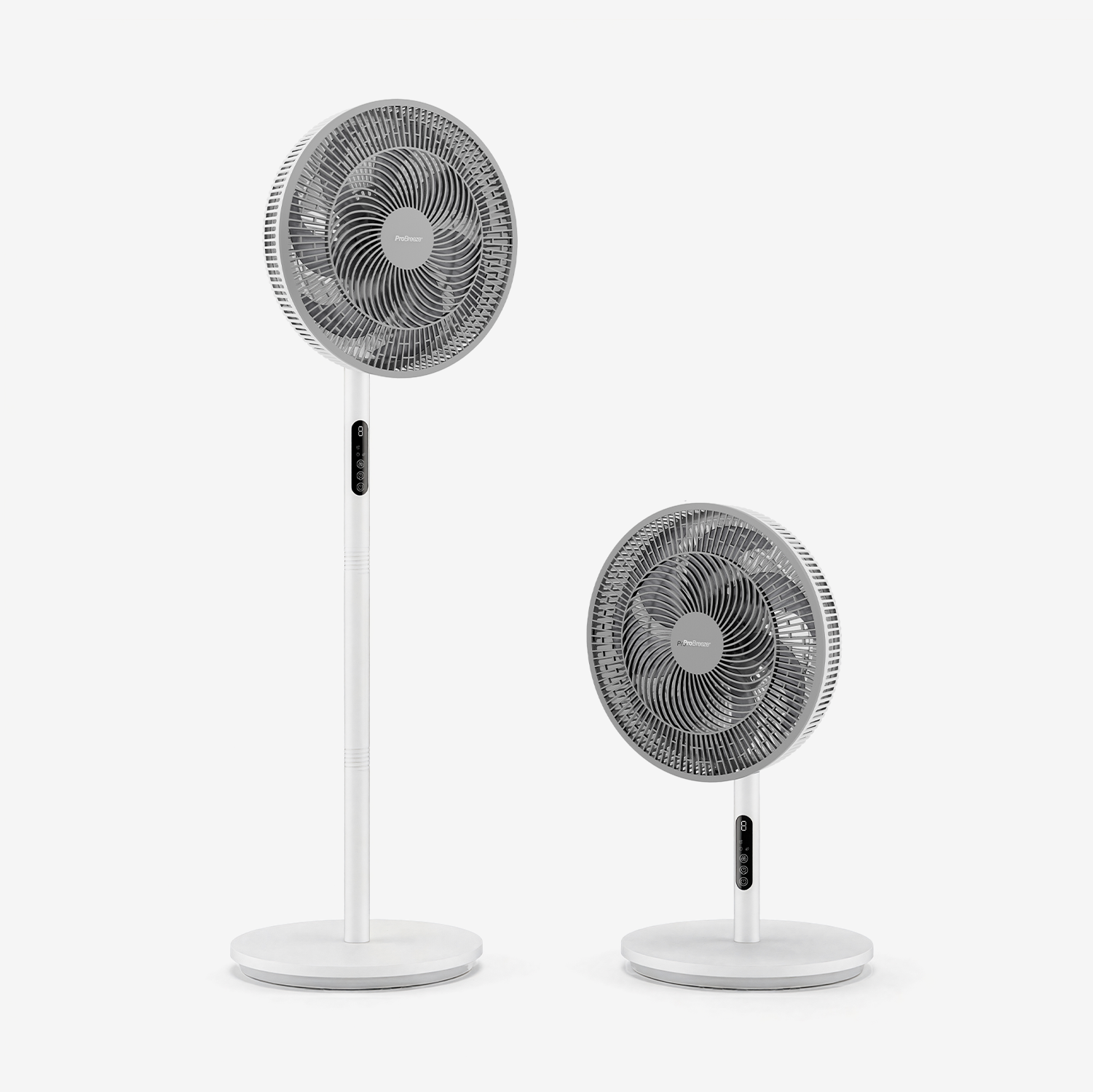 AirFlo™ Slim Ventilateur sur pied hybride 43″ – Circulateur d’air ultra-silencieux – Blanc/Gris - Imagen 6