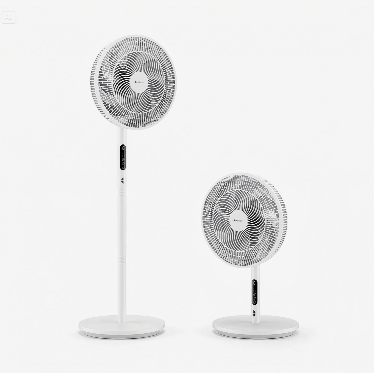 AirFlo™ Slim Ventilateur sur pied hybride 43″ – Circulateur d’air ultra-silencieux – Blanc - Imagen 6