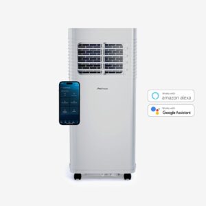 Climatiseur portable 3-en-1 de 5000 BTU avec fonction de déshumidification – Application Wifi intelligente