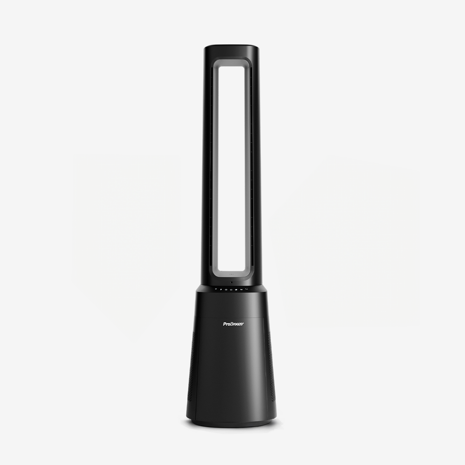 OmniAir Ventilador de Columna sin Aspas Premium 41″ y Purificador de Aire – Negro