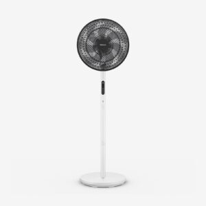 AirFlo™ Slim Ventilateur sur pied hybride 43″ – Circulateur d’air ultra-silencieux – Blanc/Noir