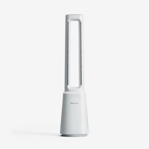 OmniAir Ventilateur colonne sans pales premium 41″ et purificateur d’air – Blanc