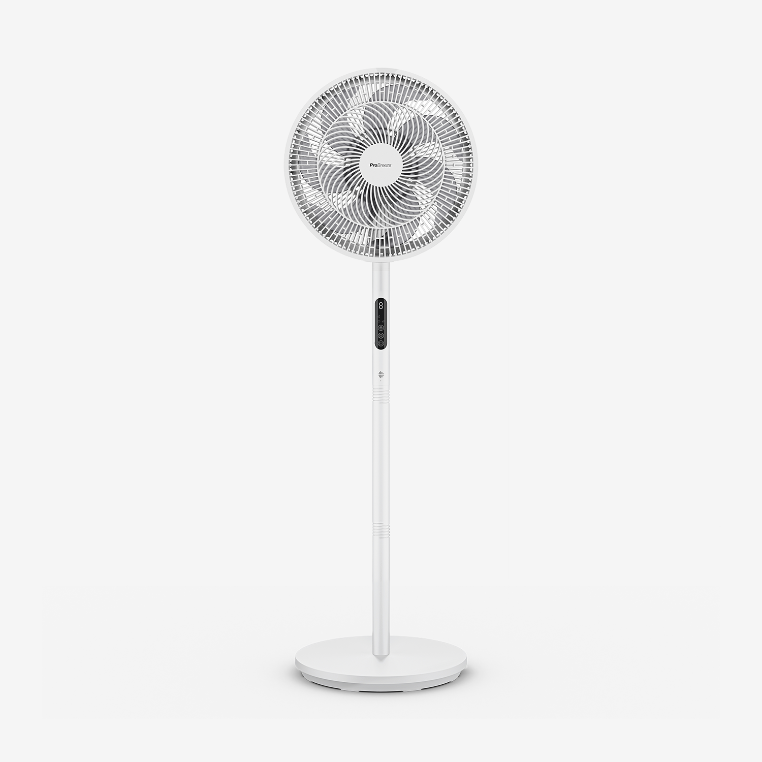 AirFlo™ Slim Ventilateur sur pied hybride 43″ – Circulateur d’air ultra-silencieux – Blanc