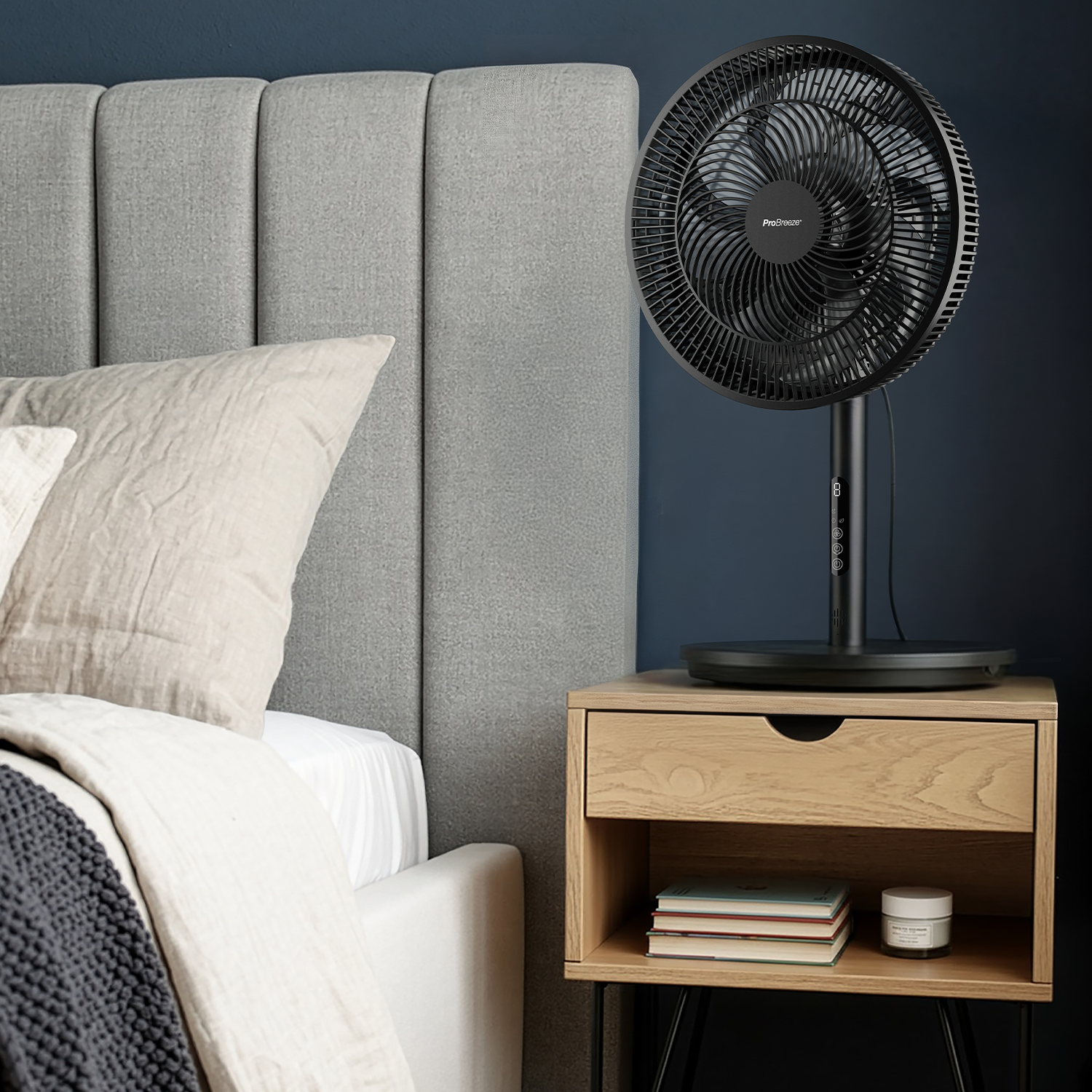 AirFlo™ Slim Ventilateur sur pied hybride 43″ – Circulateur d’air ultra-silencieux – Noir - Imagen 2