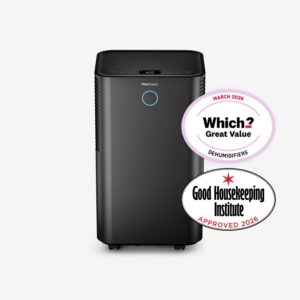 OmniDry Déshumidificateur silencieux basse consommation 12 L – Noir