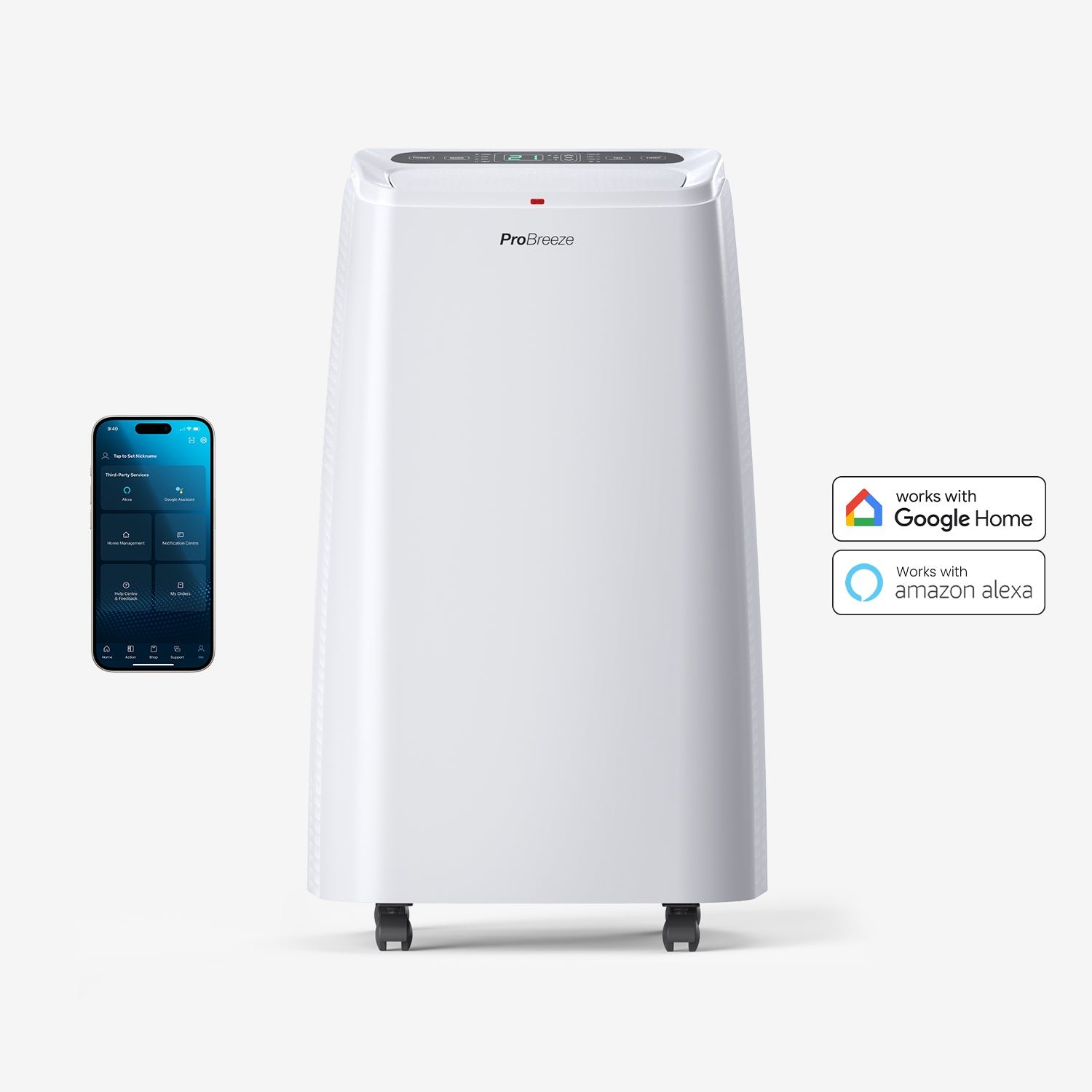 Climatizador Portátil 4 en 1 de 12 000 BTU, con Calefacción y Función de Deshumidificación – Aplicación Wifi Inteligente