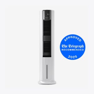 OmniAir Rafraîchisseur d’air évaporatif 7 L et ventilateur colonne portable avec modes d’humidification