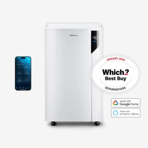 Déshumidificateur premium 20 L avec mode séchage du linge spécial en un clic et contrôle par application intelligente