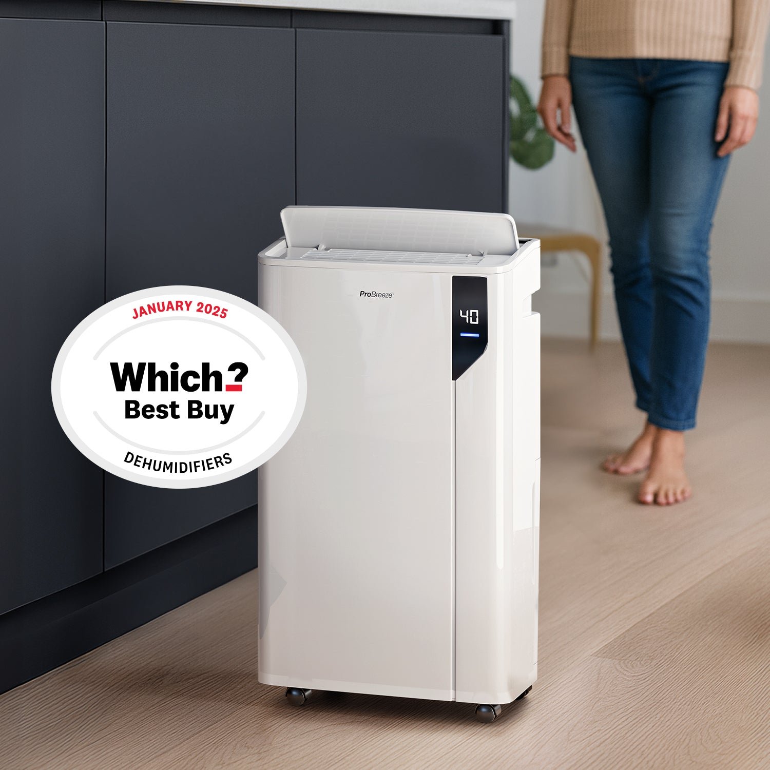 Déshumidificateur premium 20 L avec mode séchage du linge spécial en un clic et contrôle par application intelligente - Imagen 2
