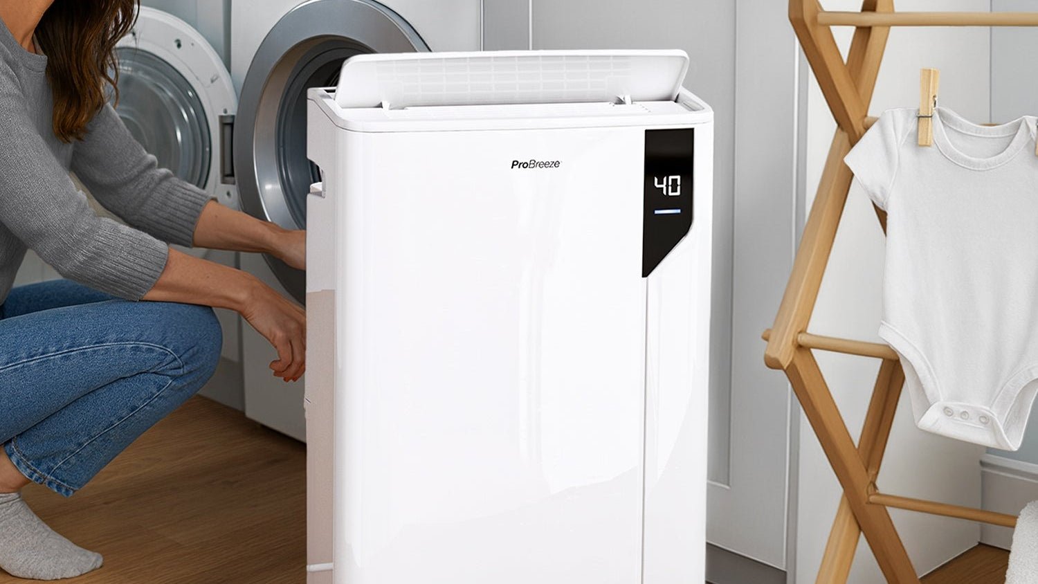 Déshumidificateur premium 25 L avec mode séchage du linge spécial en un clic et contrôle par application intelligente - Imagen 3