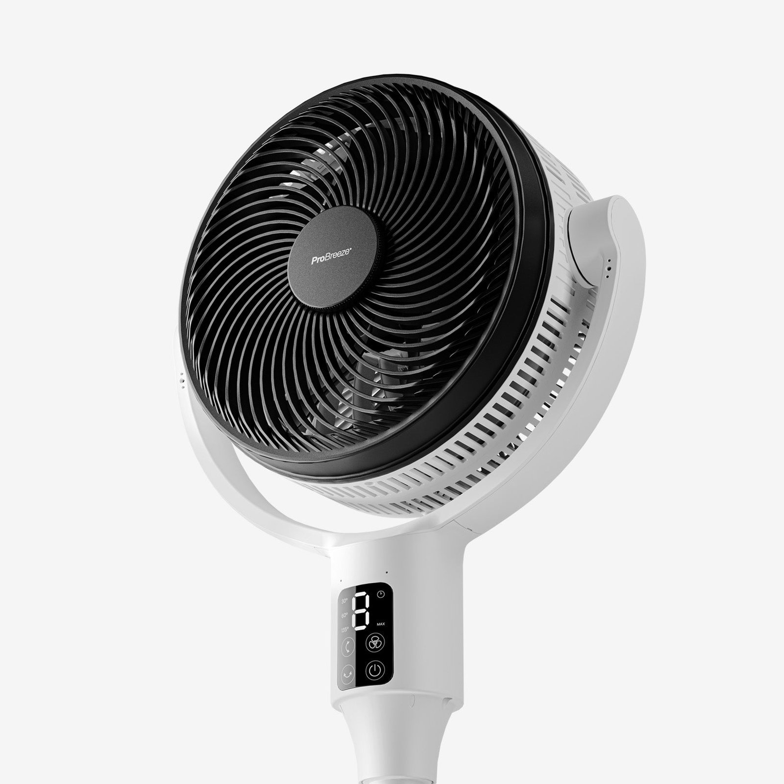AirFlo Plus™ Ventilateur sur pied hybride 44″ – Circulateur d’air ultra-silencieux – Blanc/Noir - Imagen 7
