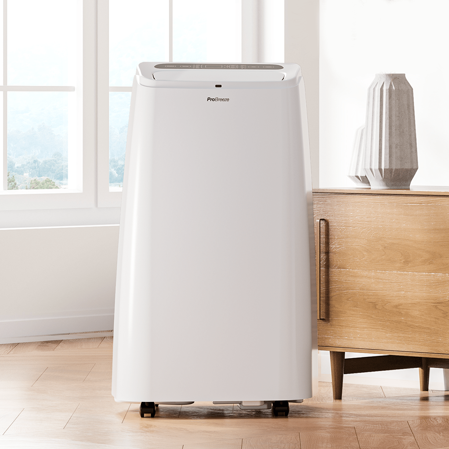 Climatizador portátil 4 en 1 de 12 000 BTU, calefacción con función de deshumidificación – Aplicación Wifi inteligente - Imagen 2